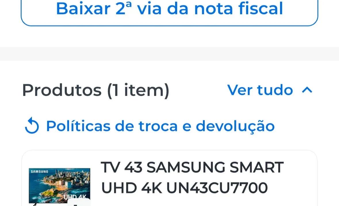 Tv Samsung 43 polegadas 4 K - Foto 2