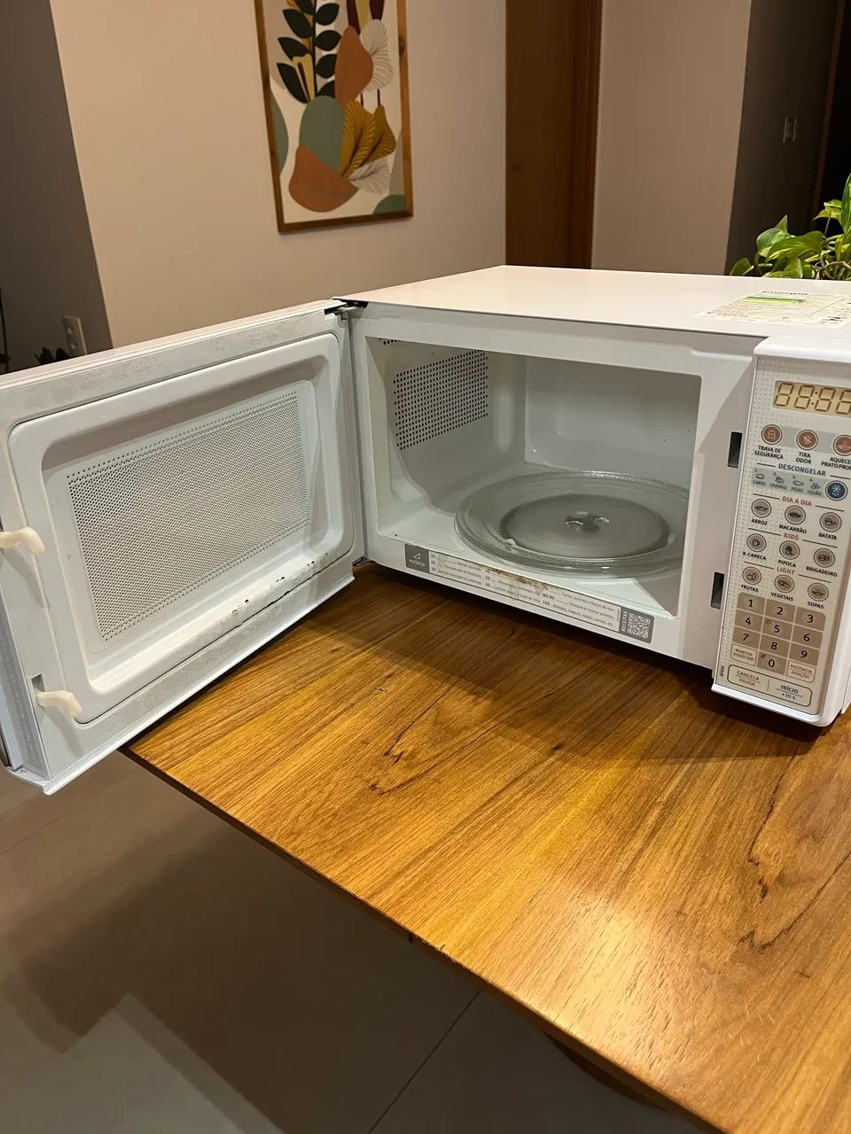 Micro Ondas Electrolux 20 Litros Branco Usado - Foto 4