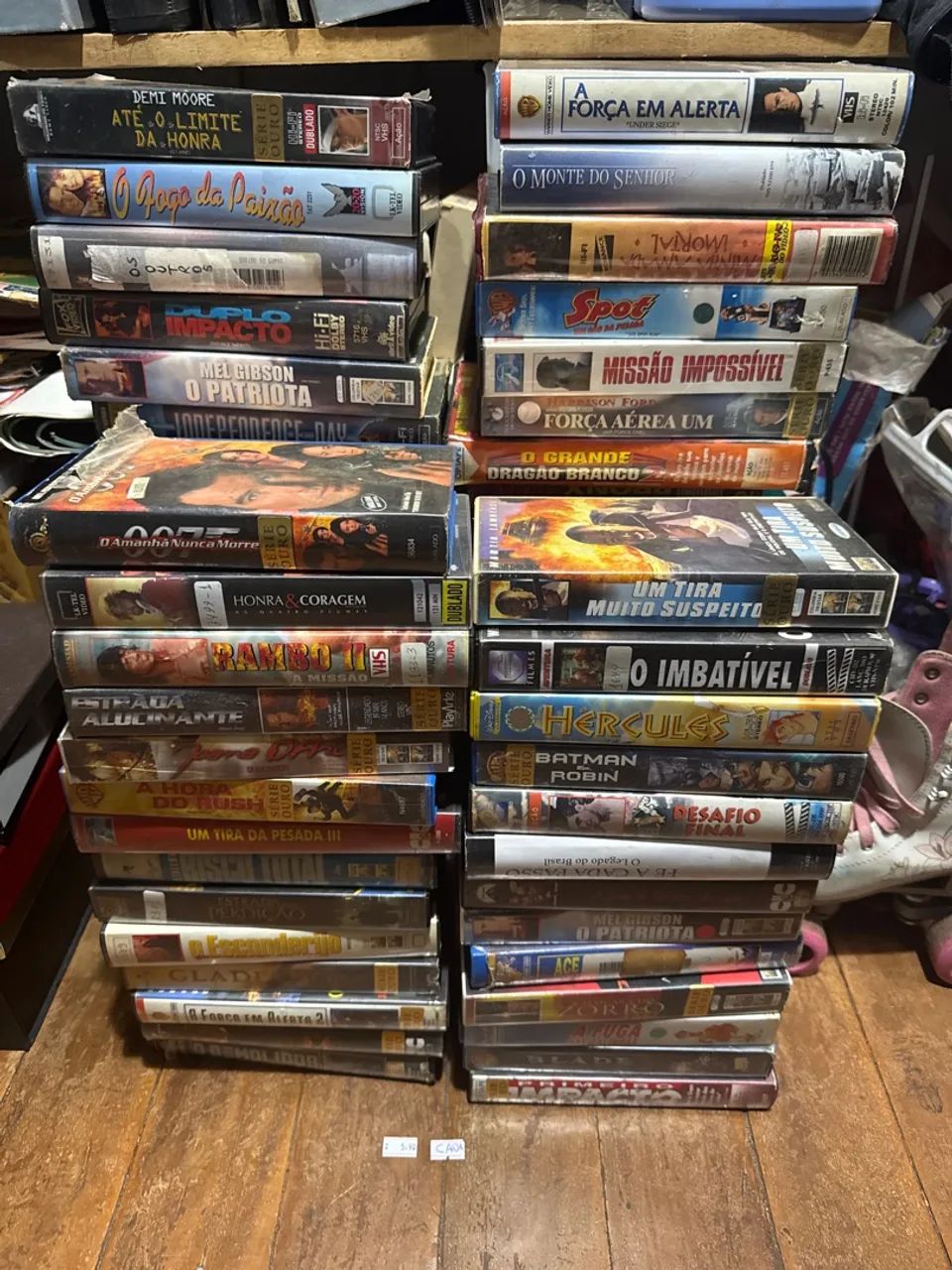 Fitas vhs 