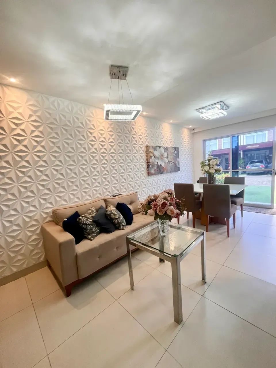 Alugo casa de condomínio mobiliada com 3 suites - Foto 4