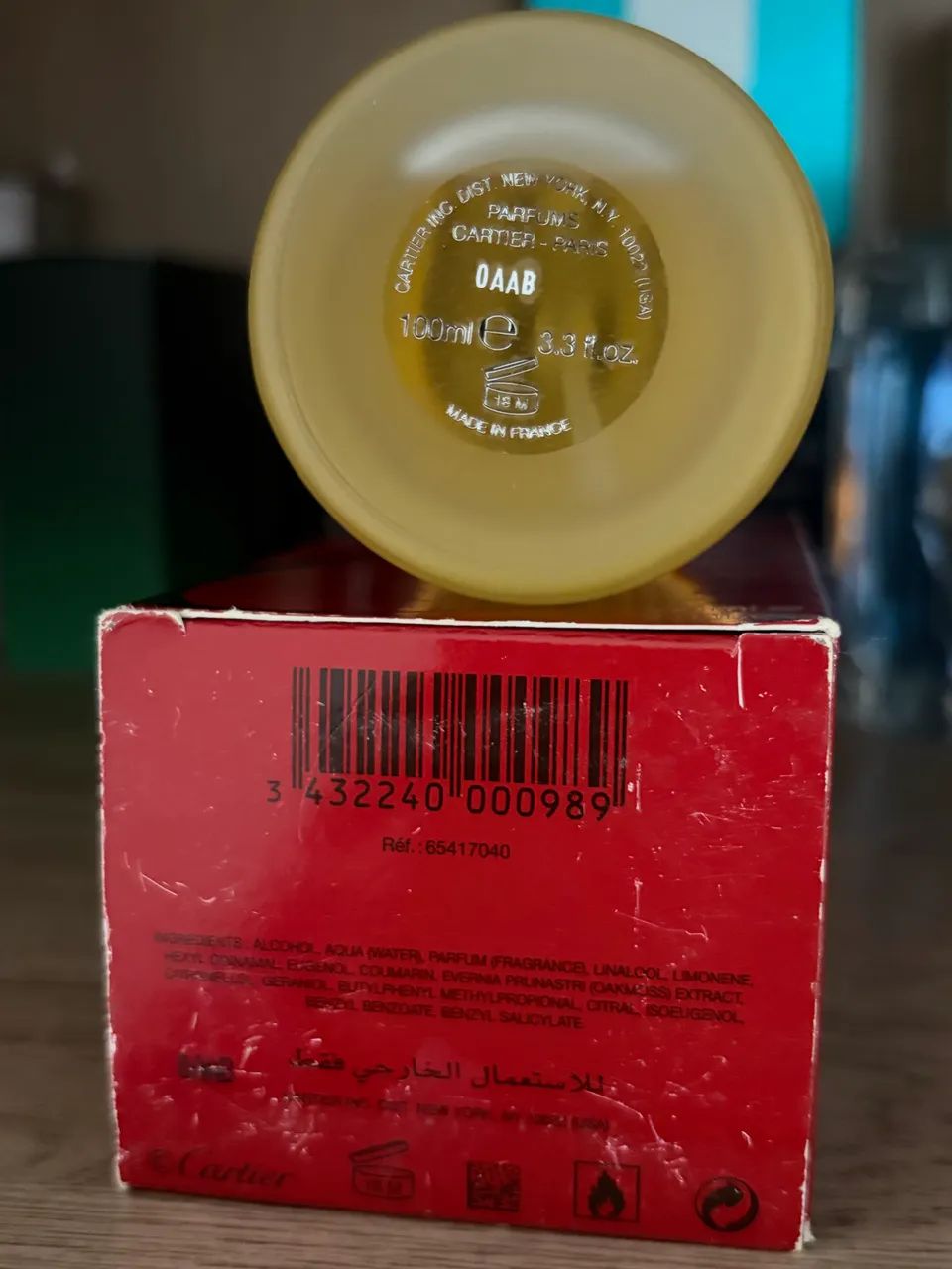 100ml Cartier Pasha Perfume - Foto 3