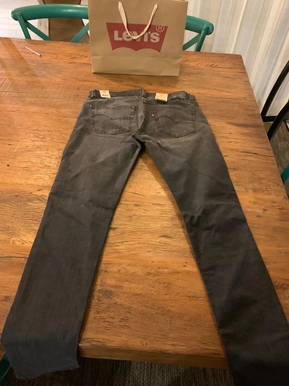 Calça Jeans Levis 512 Slim Taper | NOVA | com etiquetas | W36 L32 - Foto 2