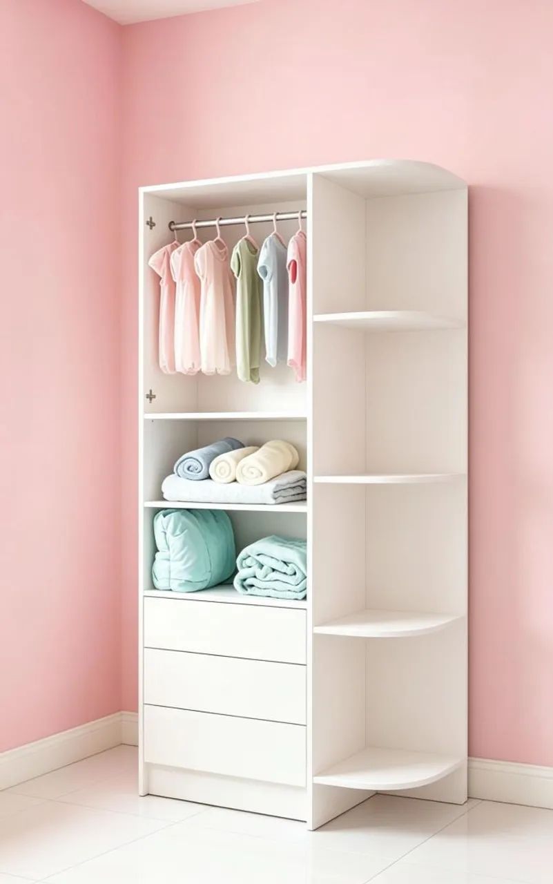 Roupeiro infantil em mdf 