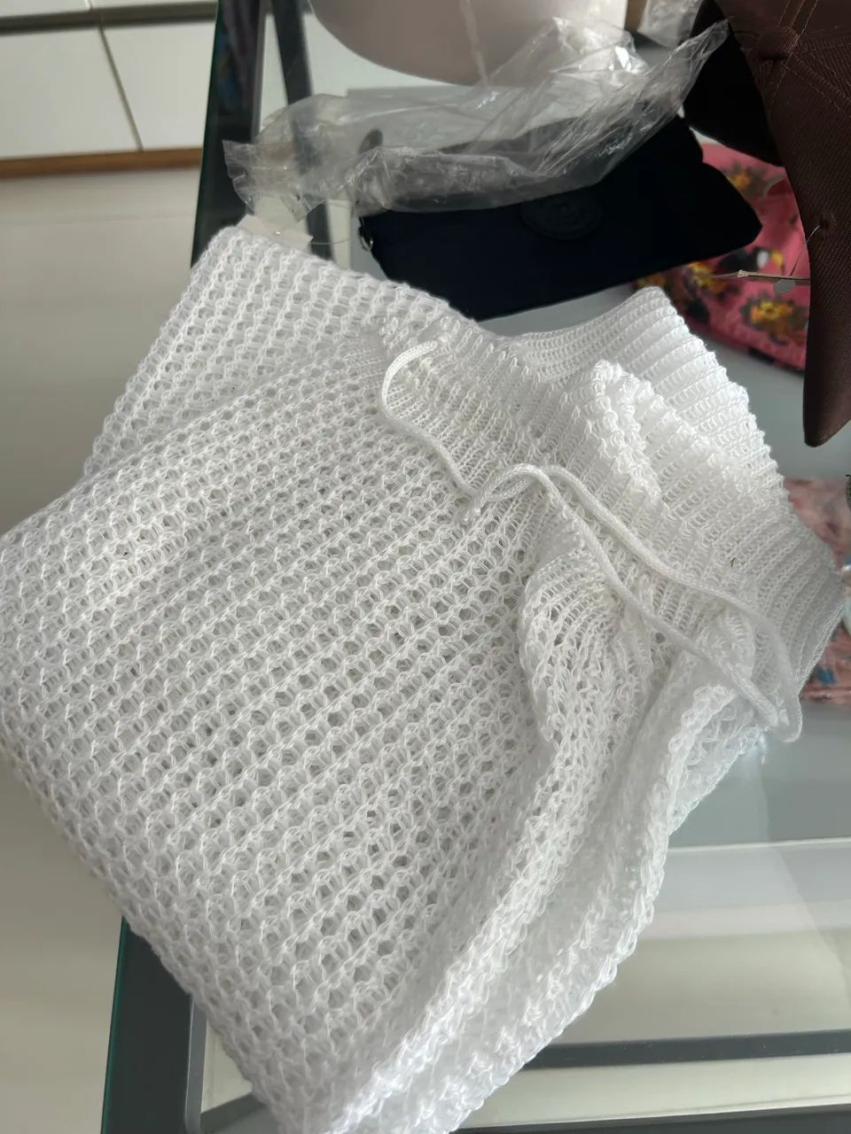 calça tricot branca  - Foto 3