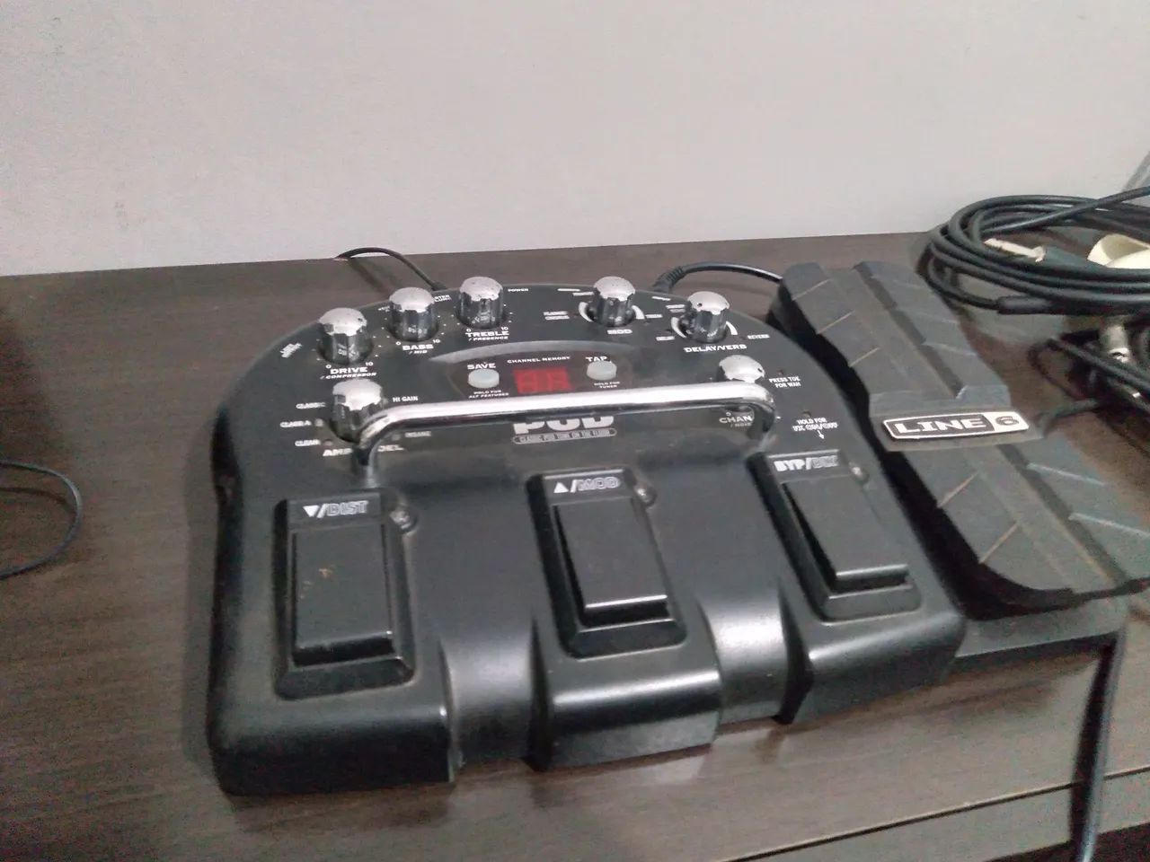Pedaleira Line 6 POD