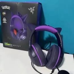 Headset Razer Kitty V2 Gengar Edition