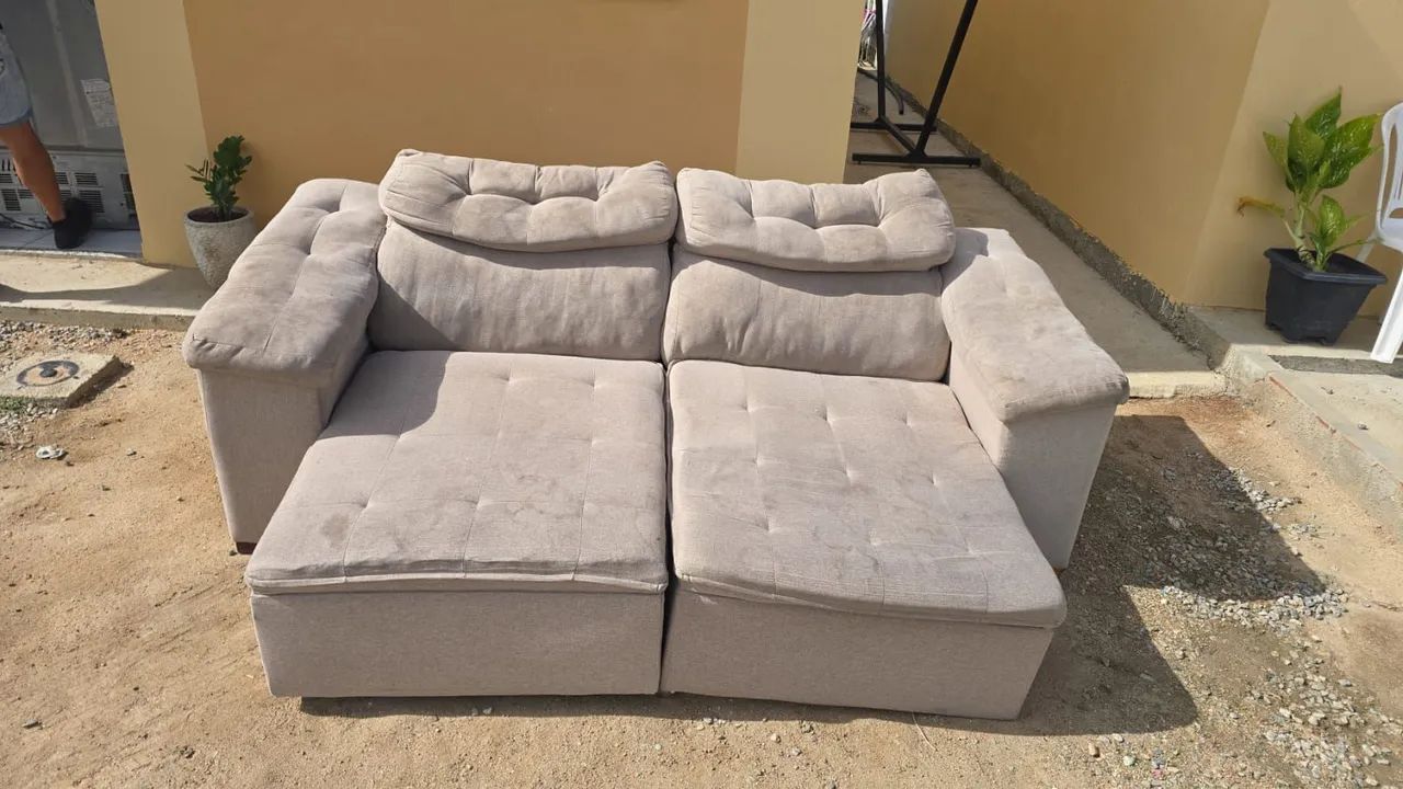 Sofá retrátil 3 lugares - Foto 5