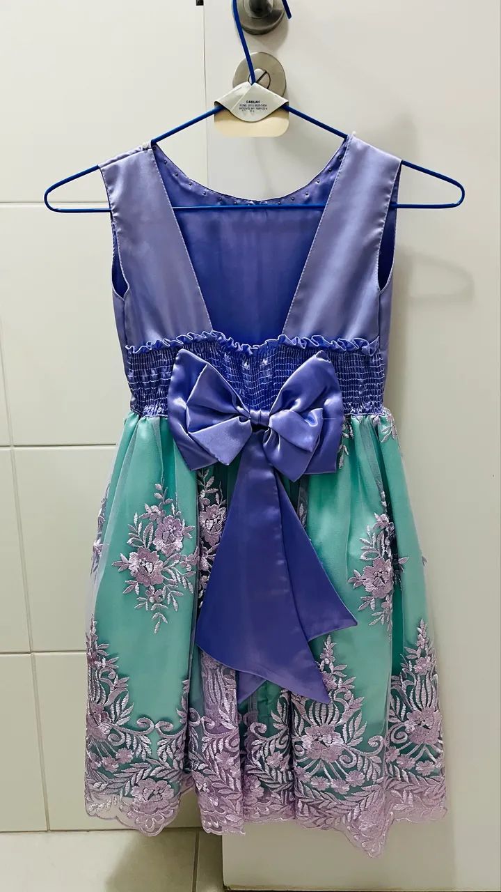 Vestido infantil tamanho 8 - Foto 2