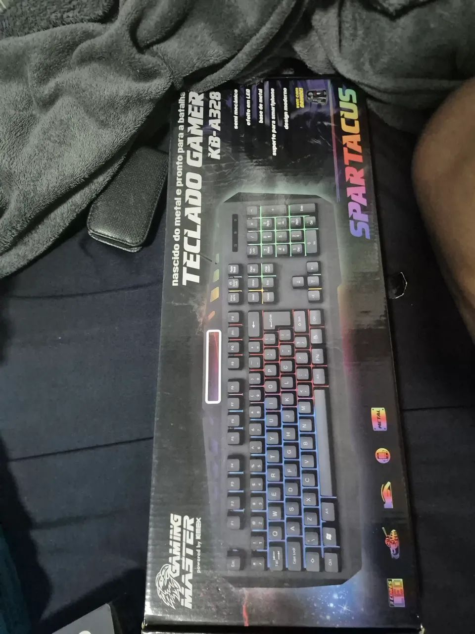 Teclado Gaming Master - Linha Spartacus Novo
