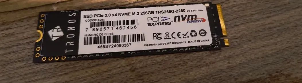 NVME 256gb PCI-E