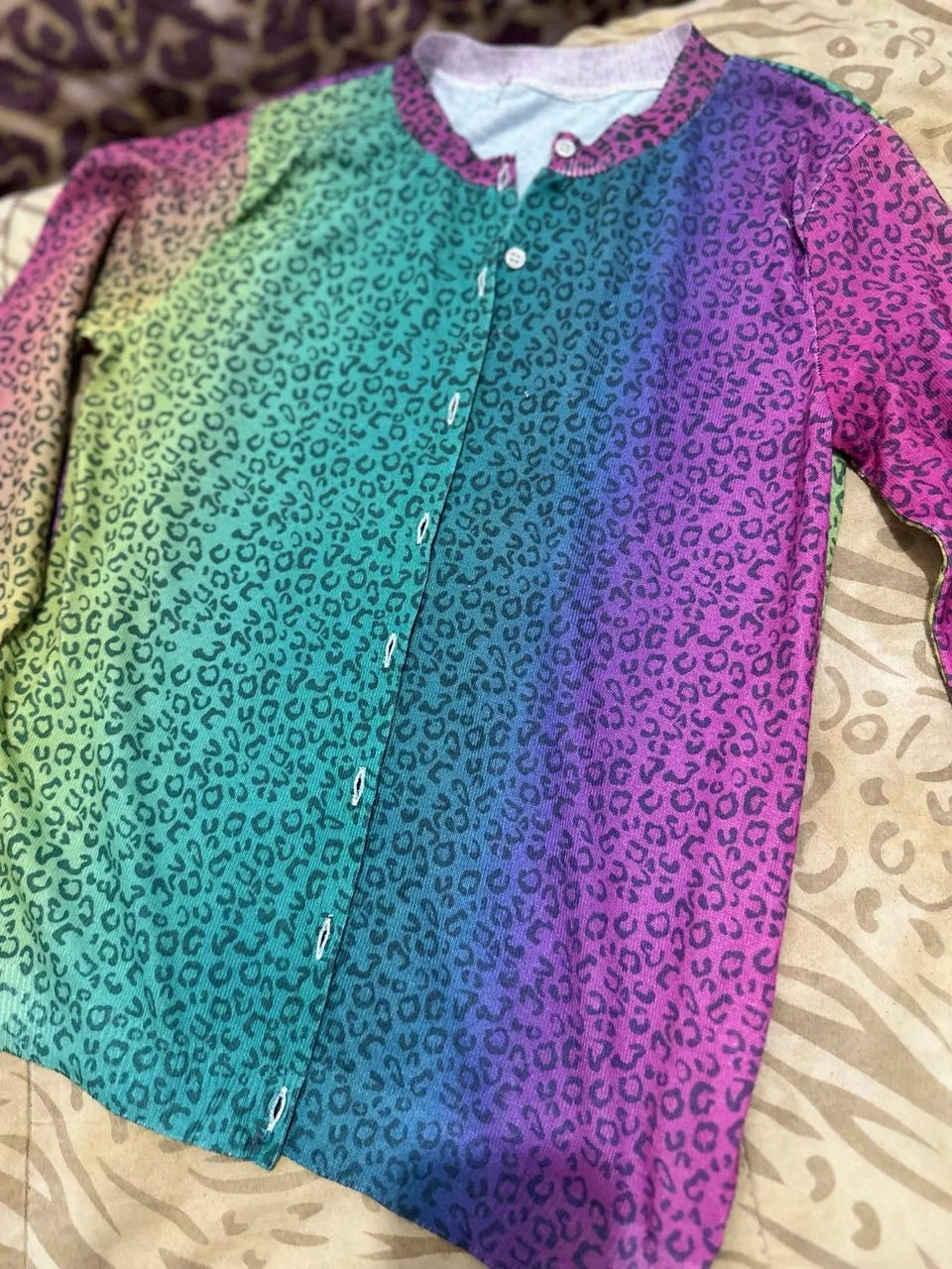 cardigan oncinha (P) - Foto 2