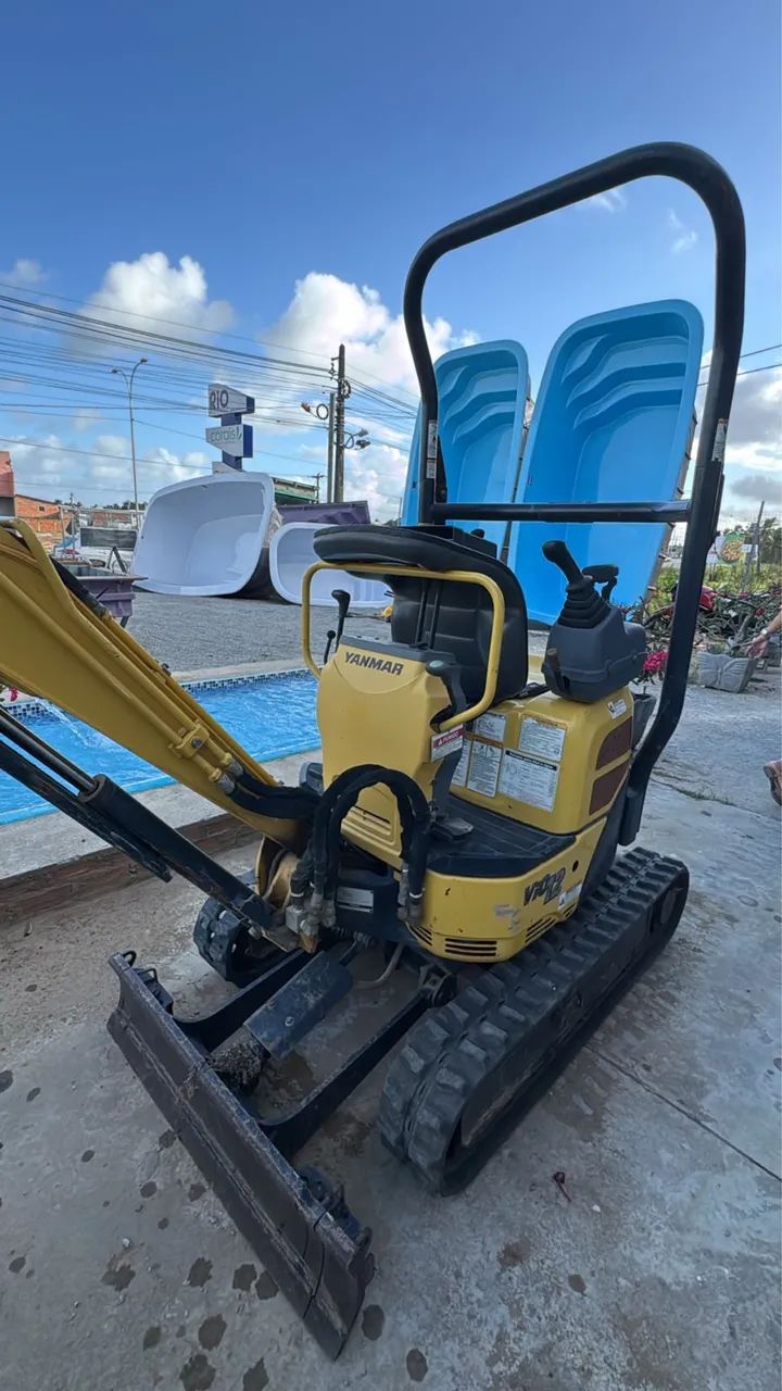 Mini Retro Escavadeira Yahmar Vio012 - Foto 2