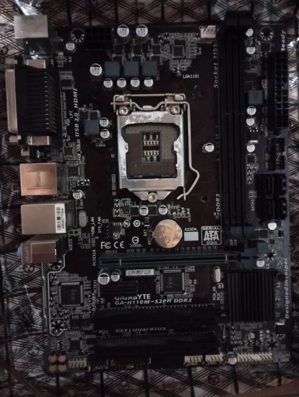 "Placa-Mãe_GA-H110M" - Foto 2