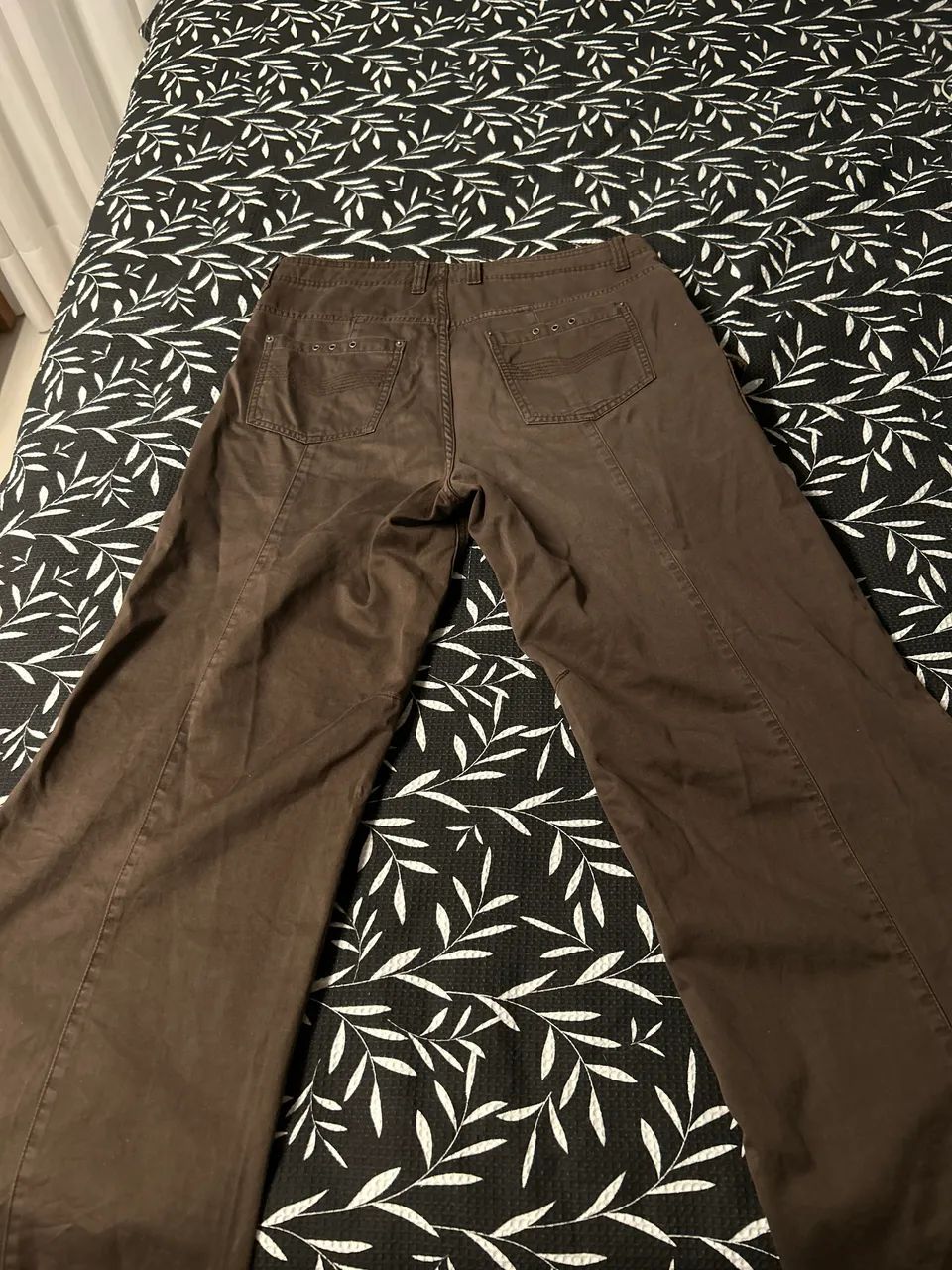 Calça Zara Baggy Marrom - Foto 2