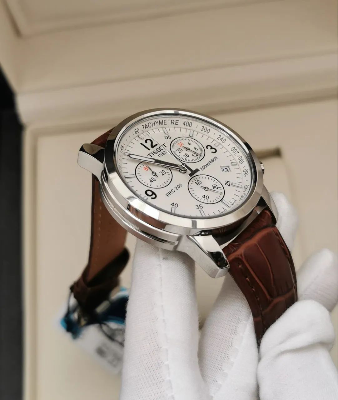 Tissot PRc 200 - Couro Marrom  - Foto 2