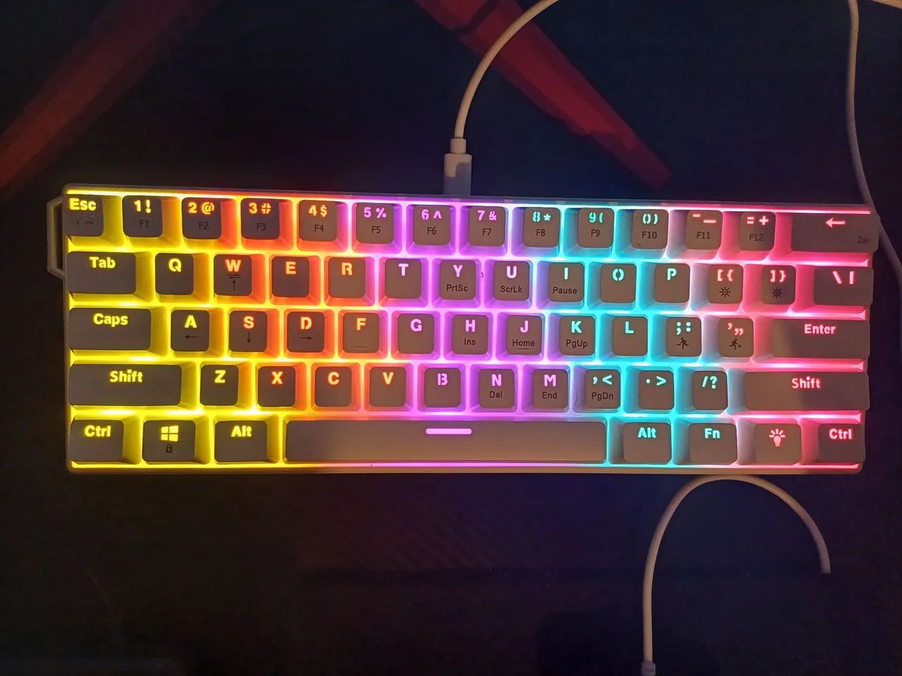 Teclado mecânico 60%