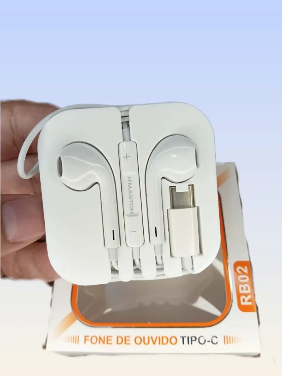 Fone Bluetooth Tipo-C H?Maston RB02 - Foto 2