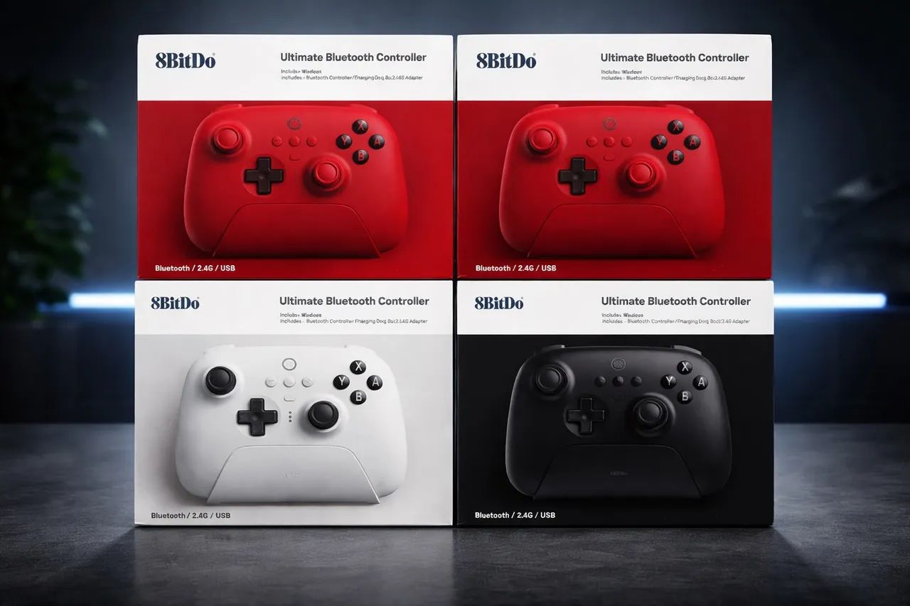 Controle 8BitDo Ultimate Bluetooth - Alta Performance para Gamers Exigentes! ?