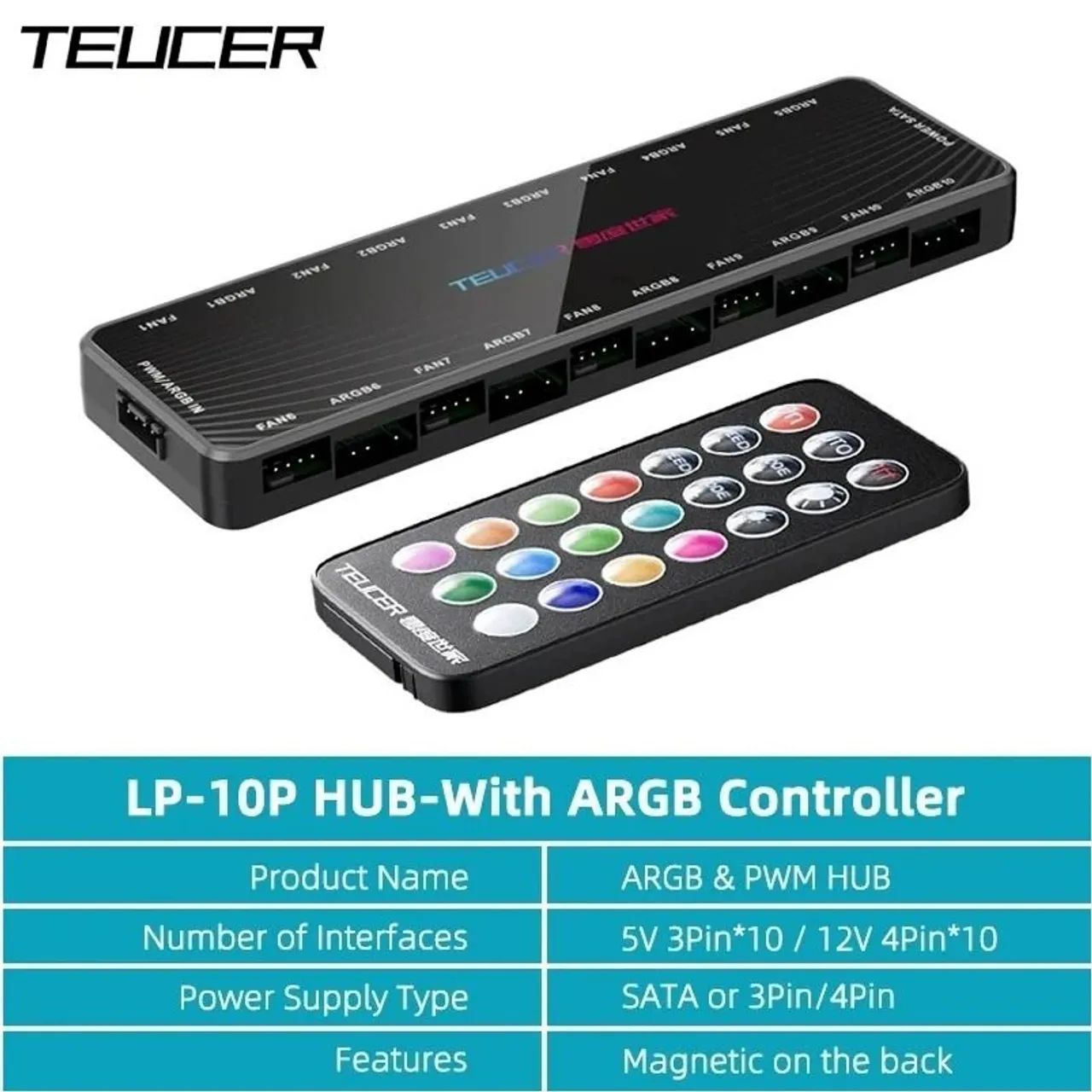 HUB Fans ARGB e Controladora