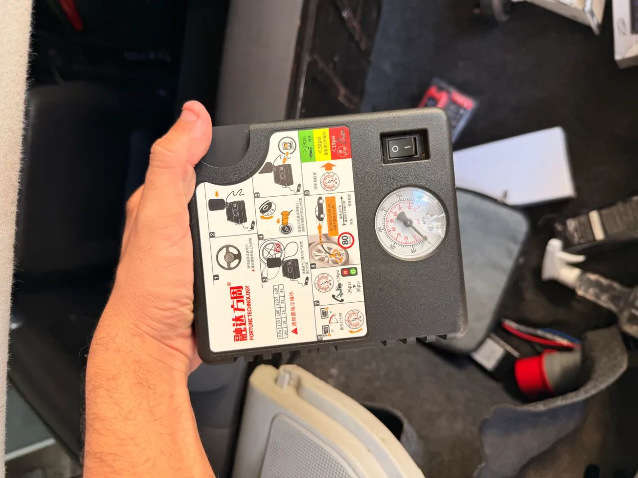 Compressor de ar pneu 