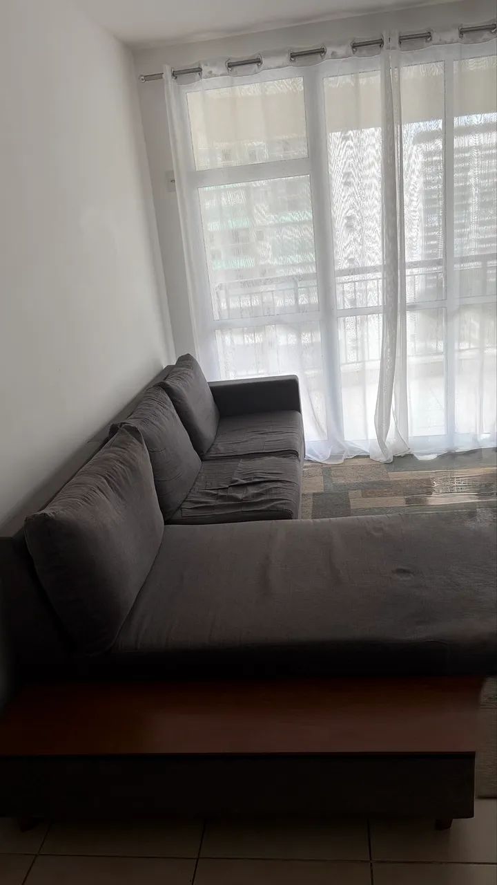 Sofá 3 lugares com chaise