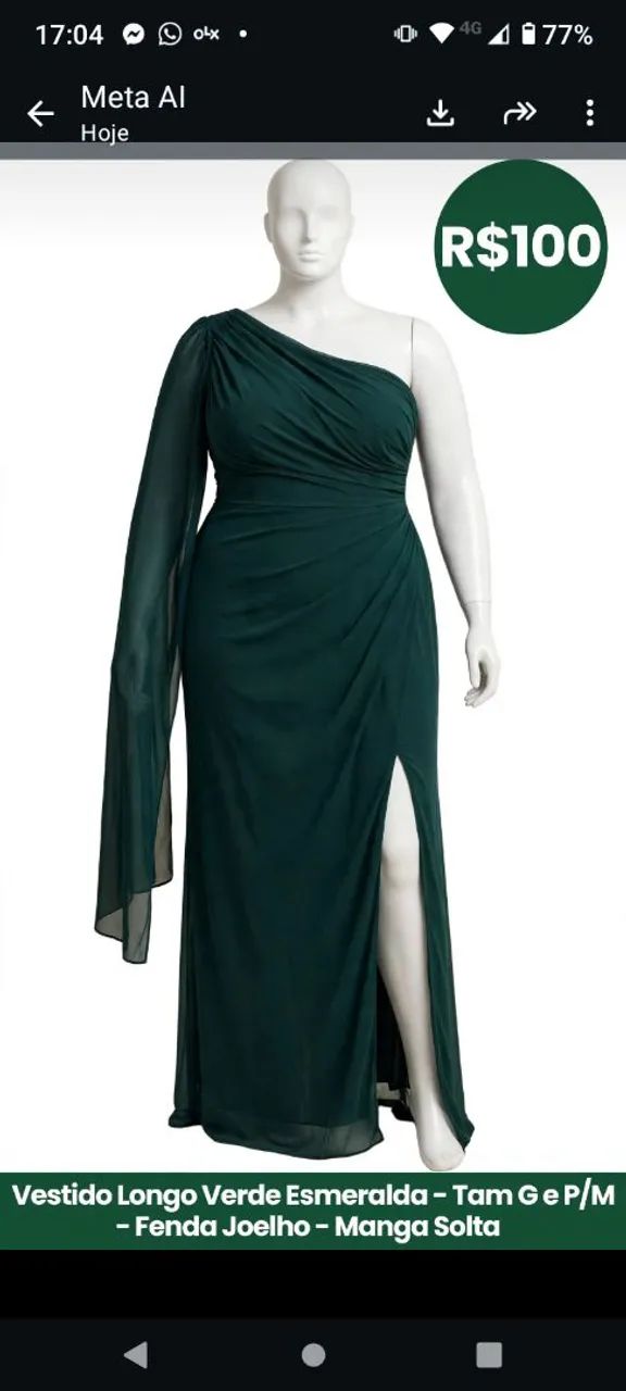 Vestido social 
