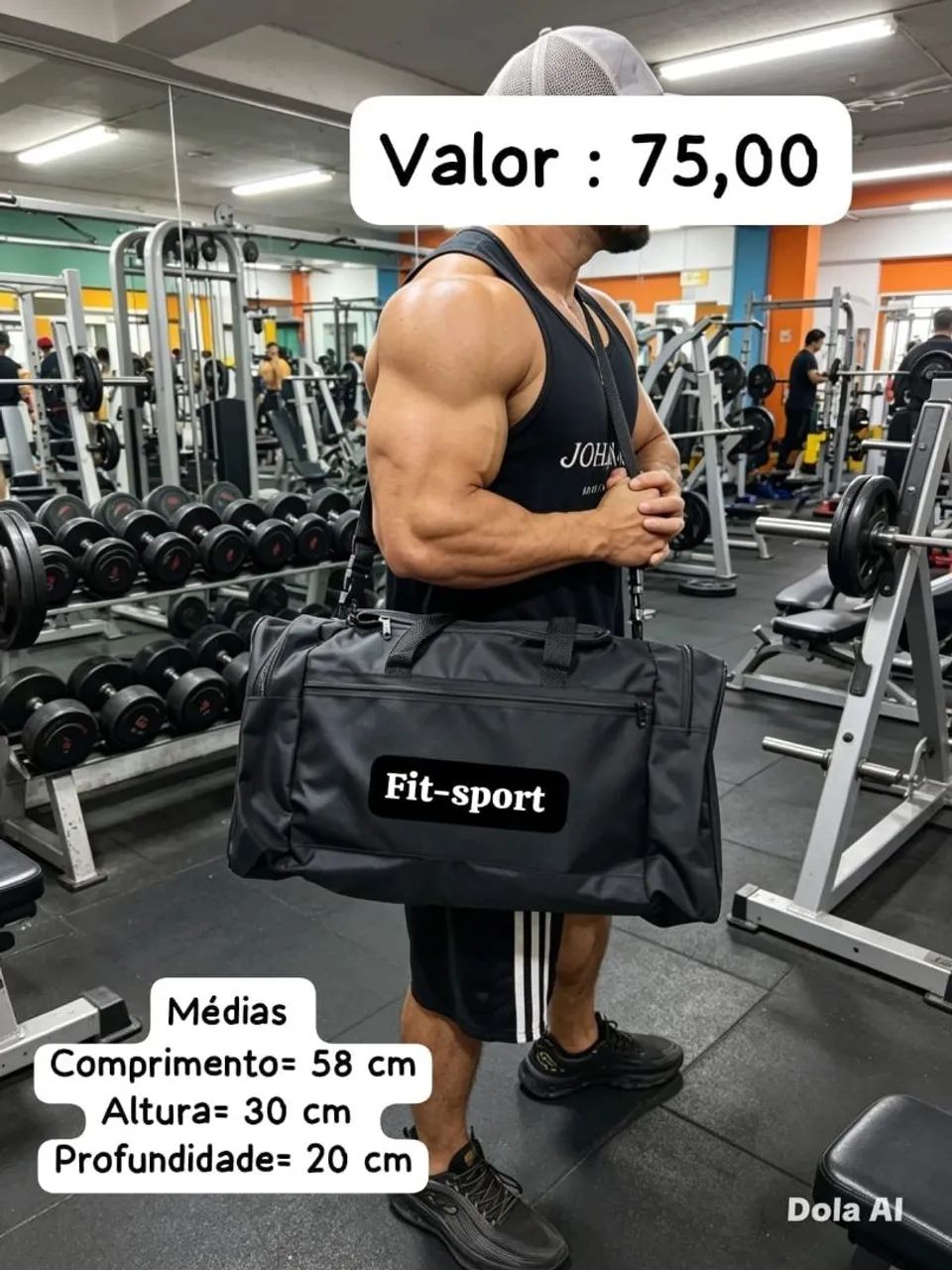 Bolsa pra academia - GRÁTIS ENT