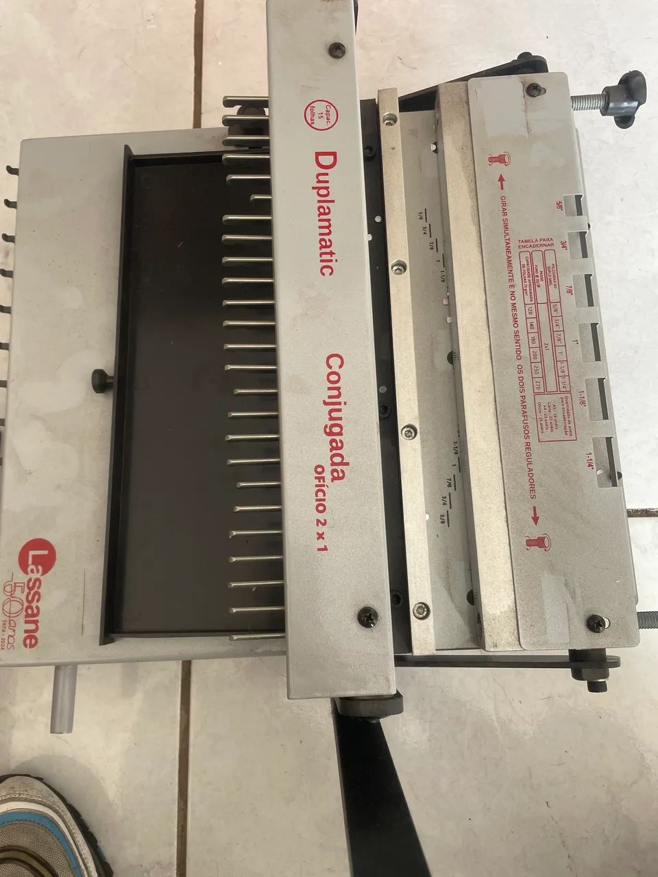 Encadernadora Lassane Duplamatic Conjugada 2x1 - Foto 2