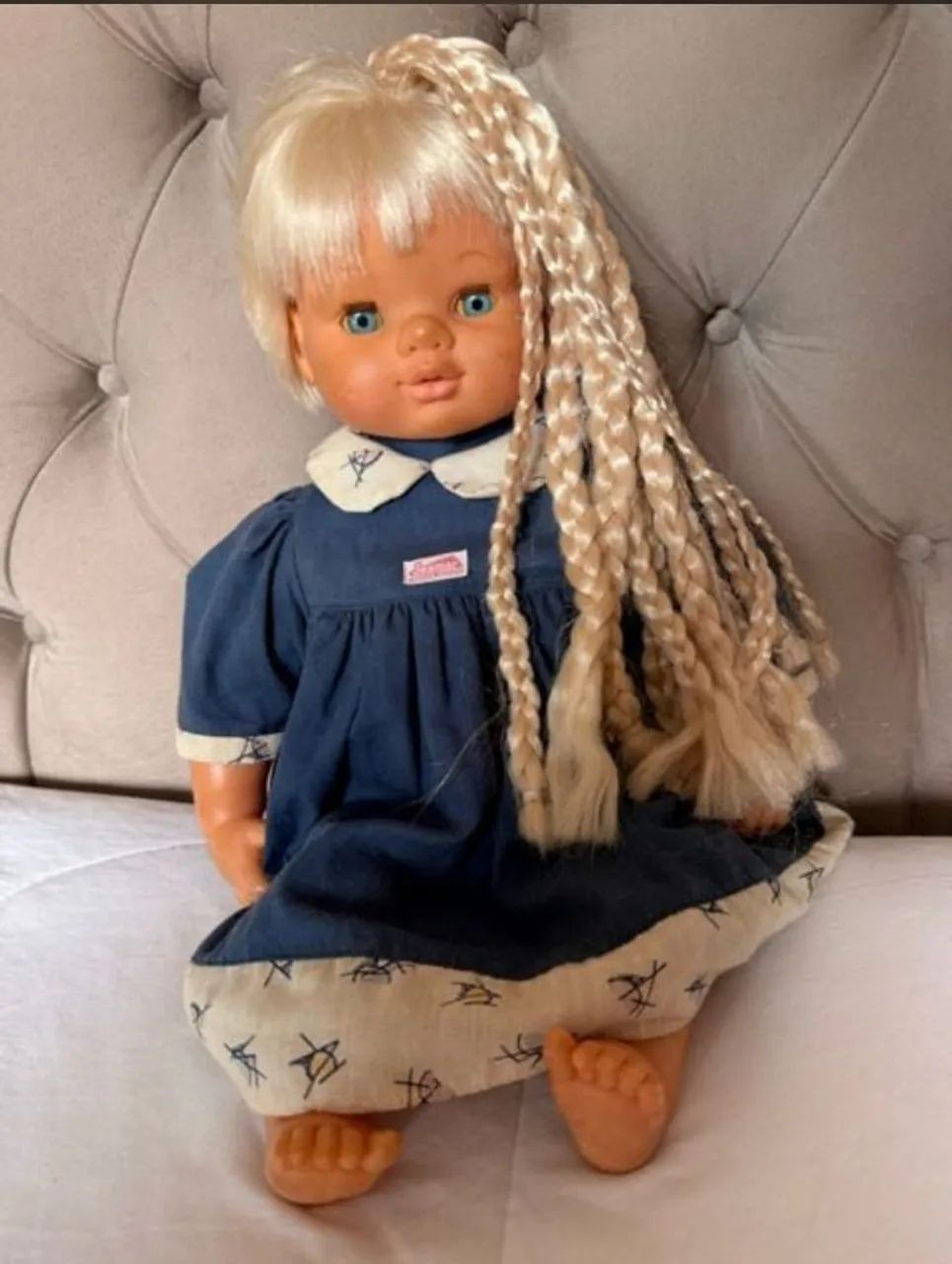 Boneca Antiga Mini Rosaura 