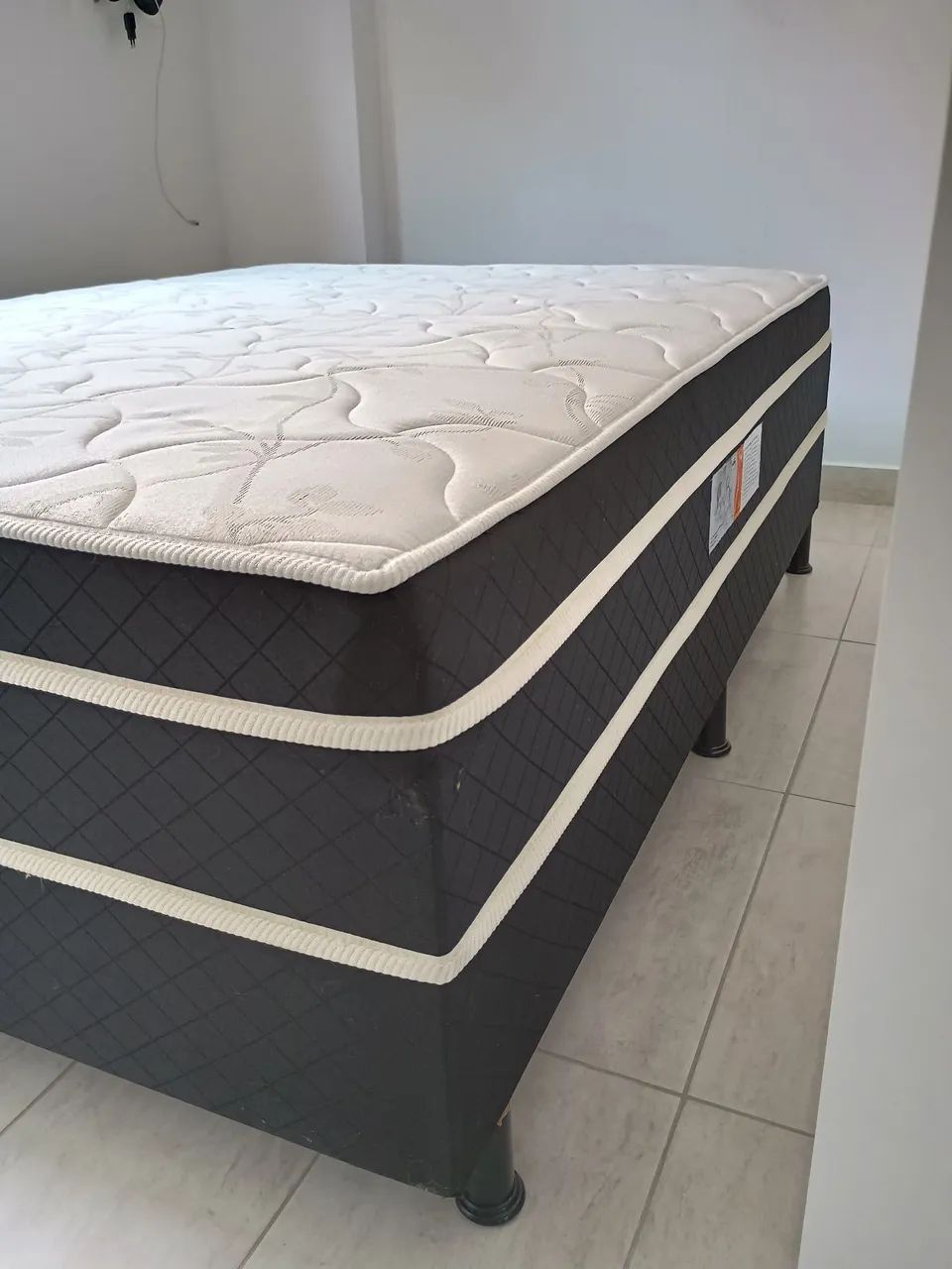 Cama Box Casal Molas Ensacadas New Super Box 138x188 - Foto 3