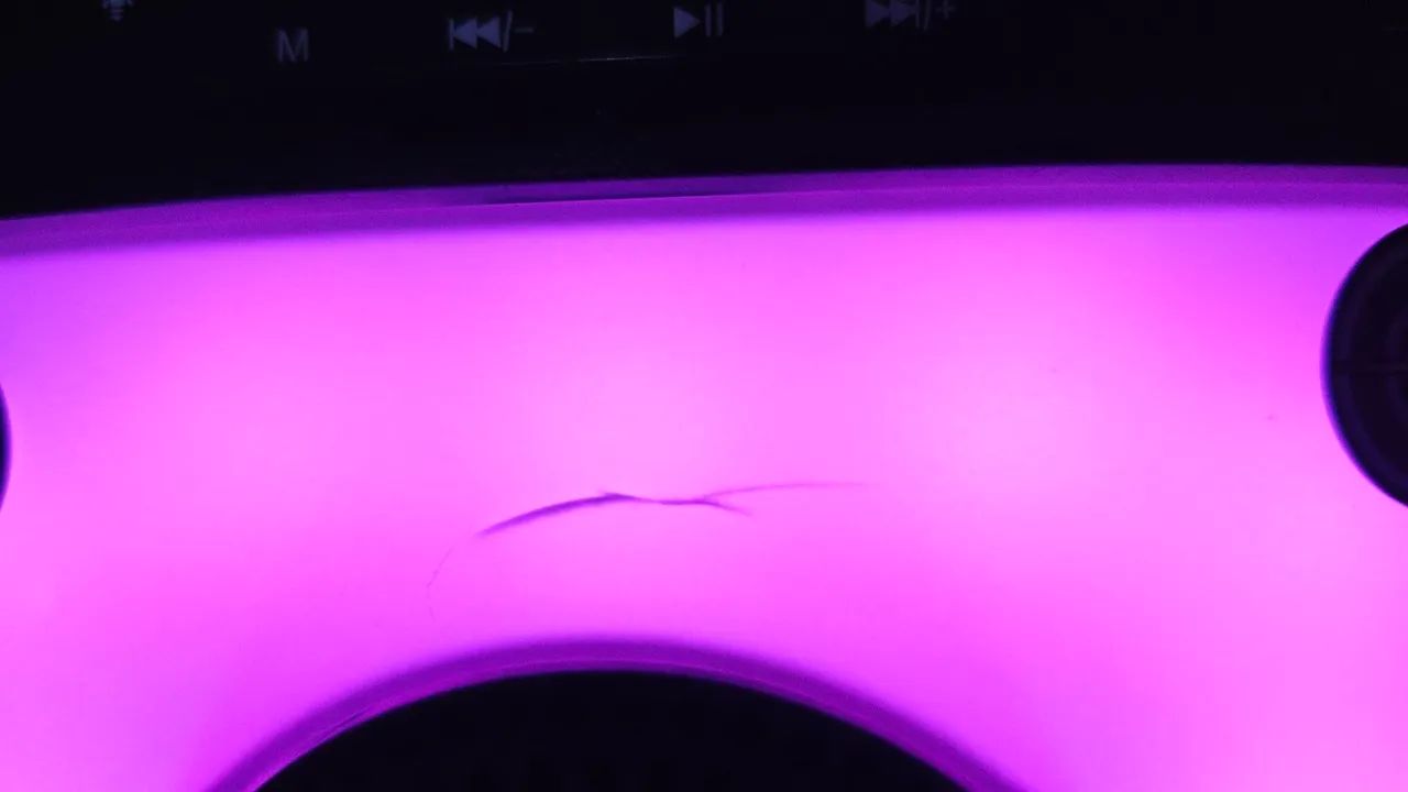 Caixa Som Bluetooth  LED RGB com microfone  - Foto 2