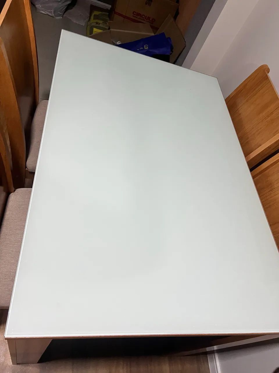 Mesa de jantar com 4 cadeiras 1,20 X 0,80