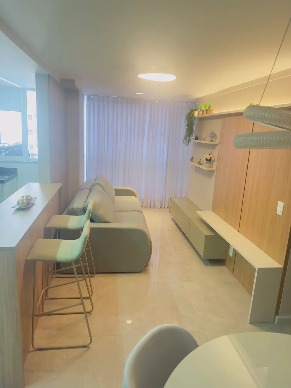 Apartamento mobiliado na quadra do mar de Itaparica 