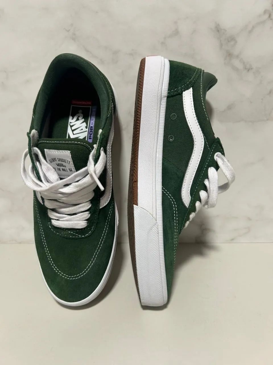 Tênis Vans Gilbert Crockett 2 (ORIGINAL), cor verde, n° 40 / 8.5 US  - Foto 2