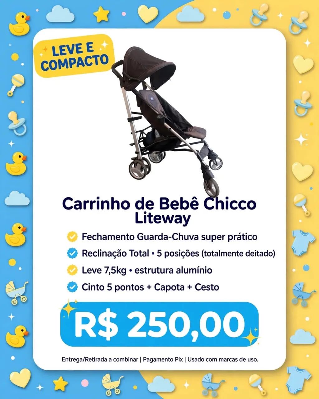 kit Carrinhos / Cadeirinhas  - Foto 3