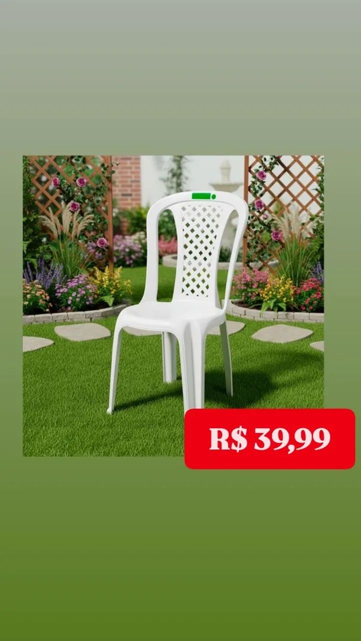 Cadeiras de Plástico Novas TopPlast - Foto 2