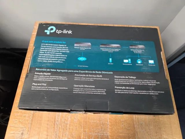 Switch 24 Portas Gigabit 10/100/1000 Mbps TP-Link TL-SG1024D - Foto 3