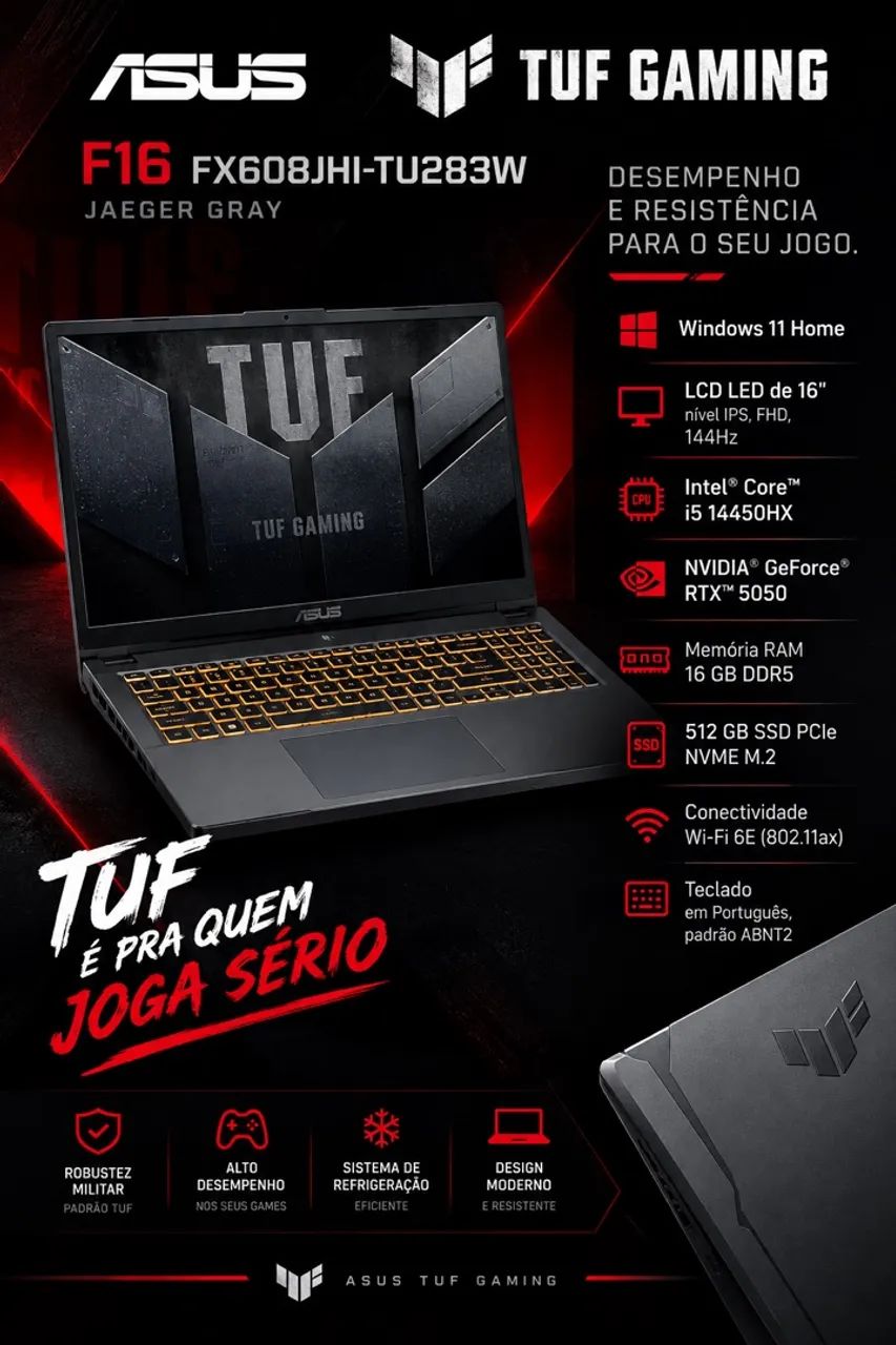 Notebook TUF F16  - Foto 3