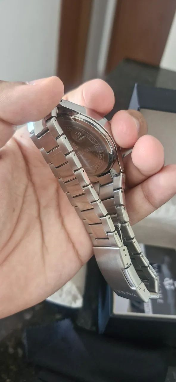 Relógio novo na caixa. Vanglore Upclassic 4355A 40mm Prata  - Foto 4