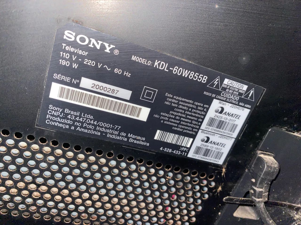 Televisão Sony 60 polegadas 