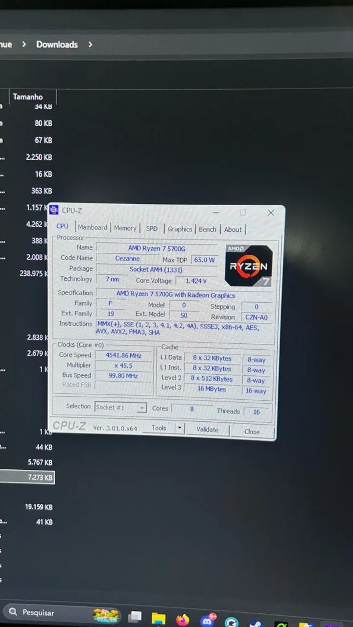 PROCESSADOR RYZEN 7 5700G - Foto 4