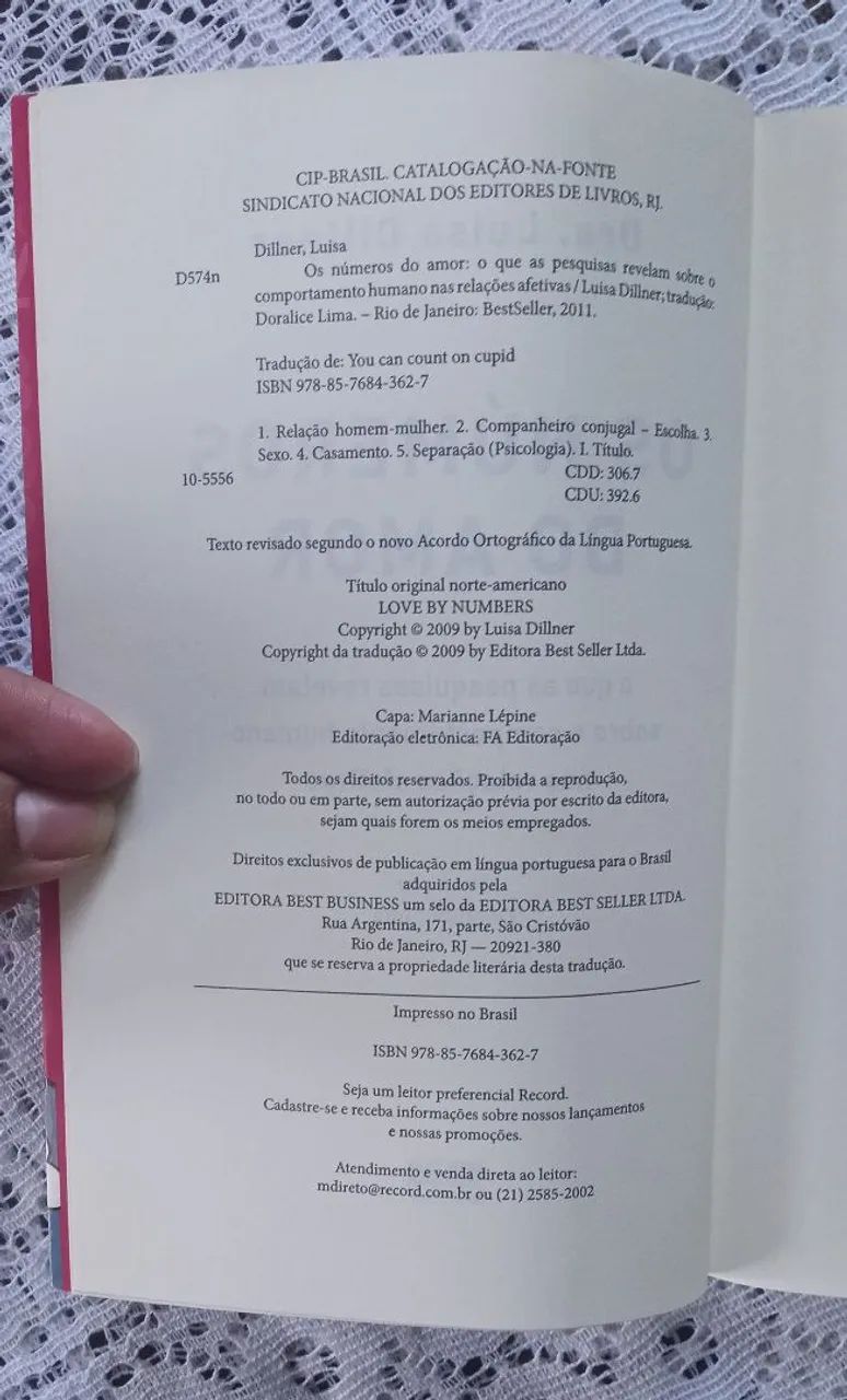 Os Números do Amor - Dra. Luisa Dillner - Foto 2