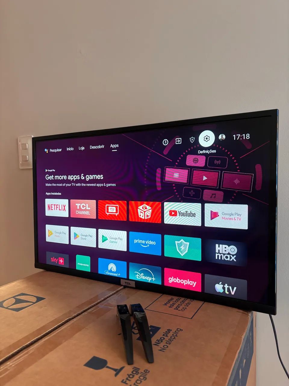Smart TV TCL 32 Polegadas - Union TV V9 - Foto 2