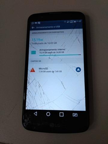 Vendo LG K10 16GB Trincado