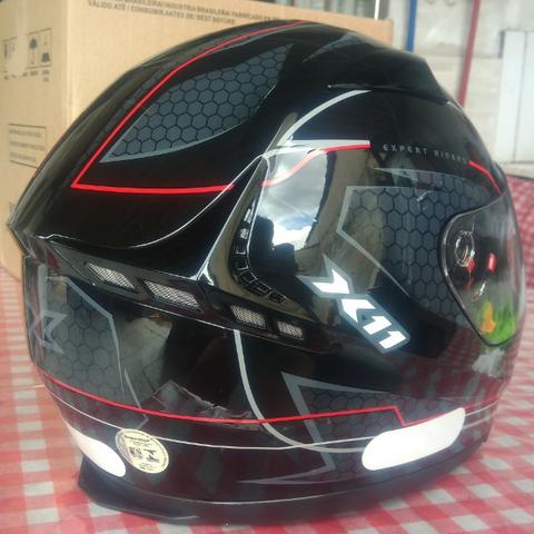 Capacete X11 || Modelo: Volt - Preto || Tam. 60 || Usado - Foto 2