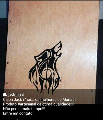 Cajon Jack n' rai Instrumento musical. FABRICAÇÃO ARTESANAL MANAUS -AM!!!!!!