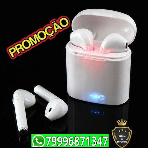 Fone De Ouvido i7s Para Iphone E Android Sem Fio Bluetooth Promoçao - Foto 2