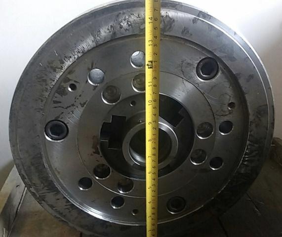 Placa hidráulica 15 polegadas para torno CNC Nova - Foto 3