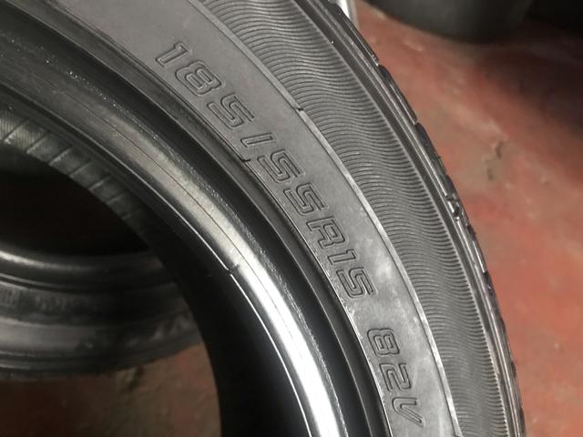 Kit de 4 pneus 185/55/15 meia vidas bons - Foto 3