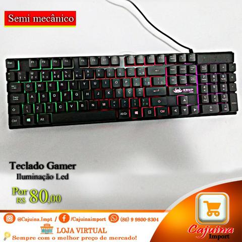 Teclado Gamer Led USB Perfeito T19tg11ked19